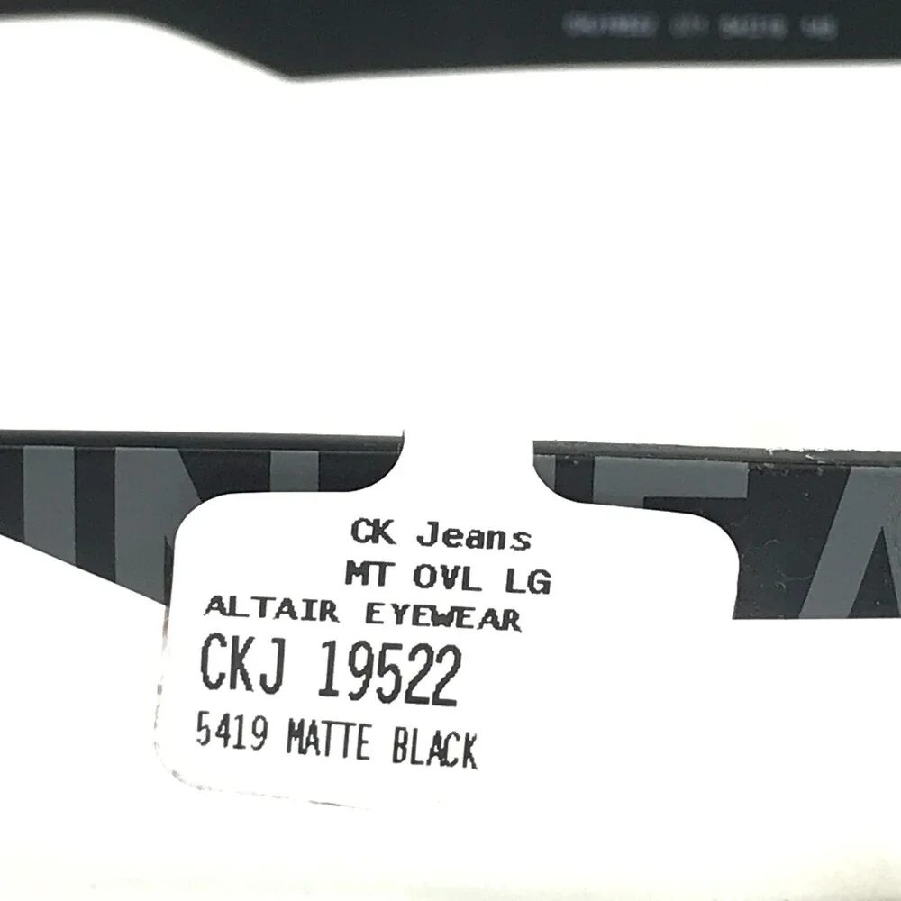Calvin Klein Eyeglasses Frames CKJ19522 001 Black Square Full Rim 54-19-145